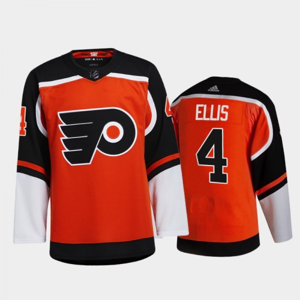 Men Philadelphia Flyers Ryan Ellis #4 2021 Reverse...