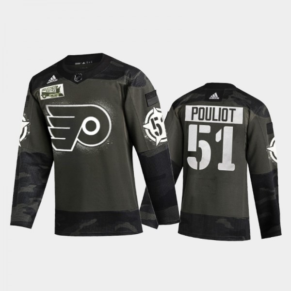 Men's Philadelphia Flyers Derrick Pouliot #51 2021...