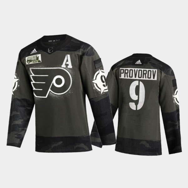 Men's Philadelphia Flyers Ivan Provorov #9 2021 Mi...