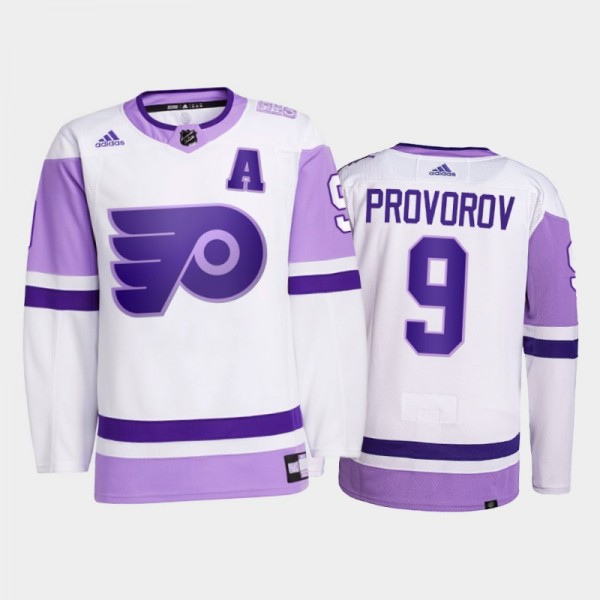 Ivan Provorov #9 Philadelphia Flyers 2021 HockeyFi...