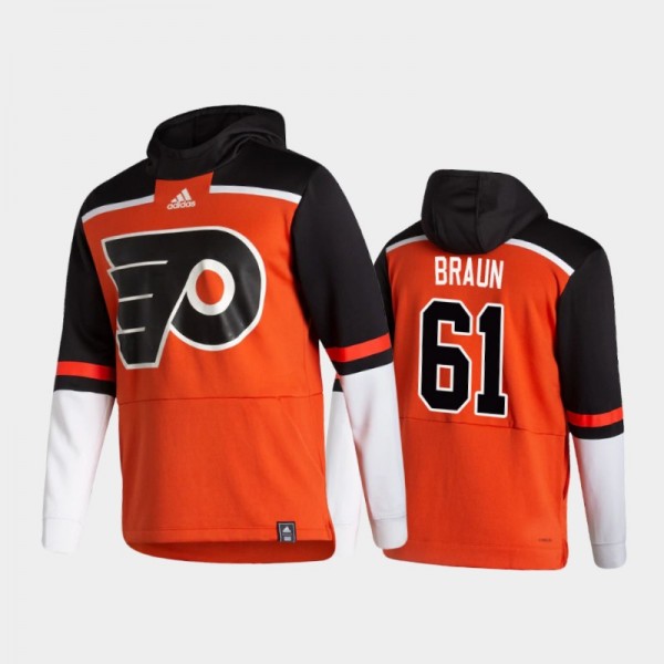 Men's Philadelphia Flyers Justin Braun #61 Authent...