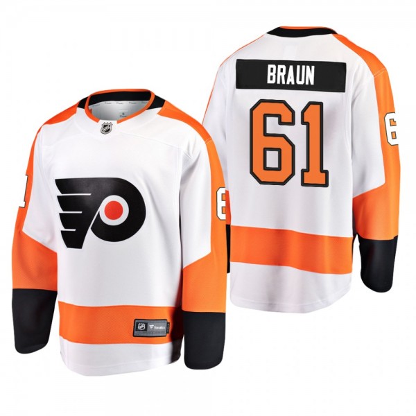 Philadelphia Flyers Justin Braun #61 Breakaway Pla...