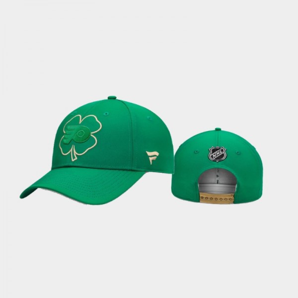 Men's Philadelphia Flyers Snapback 2021 St. Patrick's Day Kelly Green Hat