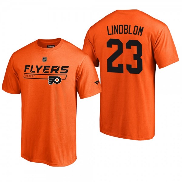 Philadelphia Flyers Oskar Lindblom #23 Rinkside Co...