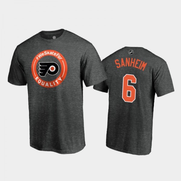 Philadelphia Flyers Travis Sanheim #6 Equality WeS...