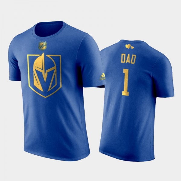 Golden Knights Dad #1 2020 Father's Day Name &...