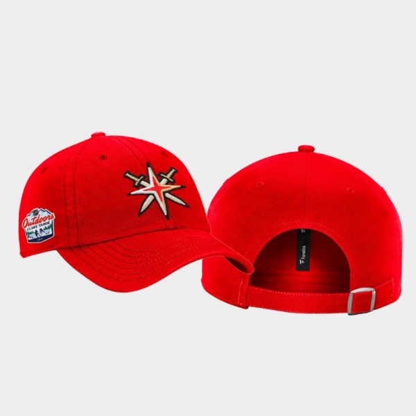 Men's Vegas Golden Knights 2021 Tahoe Winter Classic Adjustable Red Knit Hat