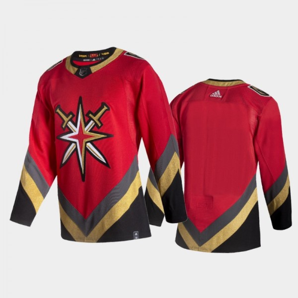 Men Vegas Golden Knights Reverse Retro 2020-21 Red Special Edition Authentic Jersey