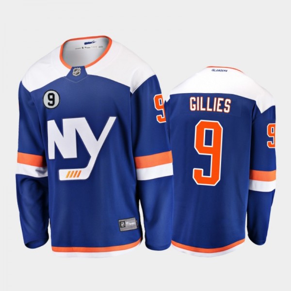 Clark Gillies New York Islanders No.9 patch Blue H...