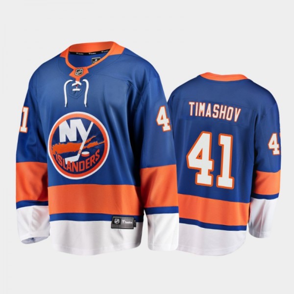 Men's New York Islanders Dmytro Timashov #41 Home ...