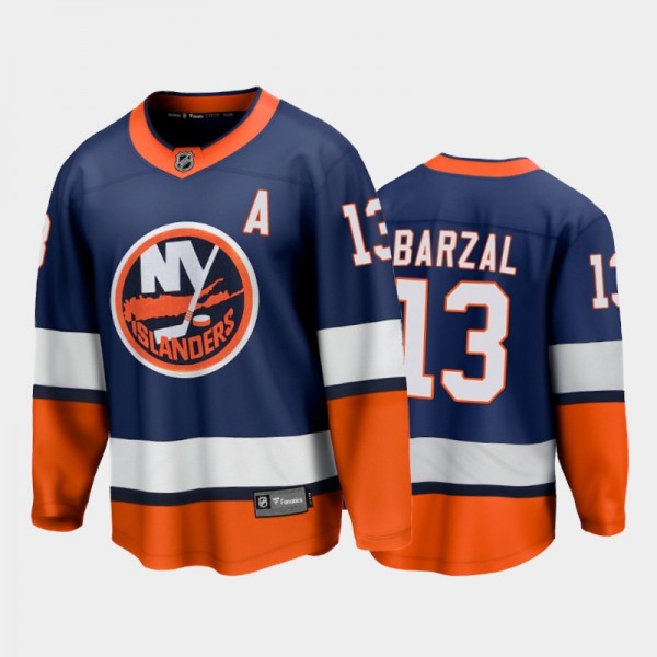 Men's New York Islanders mathew barzal #13 Special Edition Navy 2021 Jersey