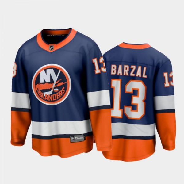 Men's New York Islanders Mathew Barzal #13 Reverse...
