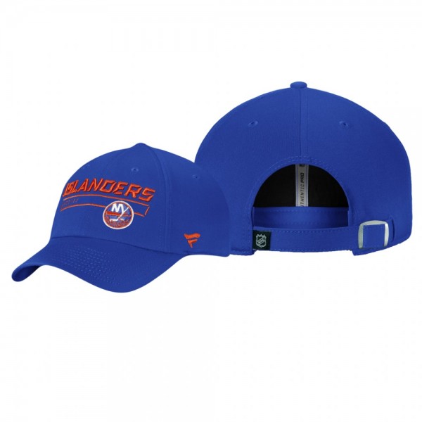 New York Islanders Royal Authentic Pro Rinkside Fundamental Adjustable Hat