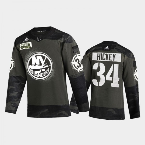 Men's New York Islanders Thomas Hickey #34 2021 Mi...