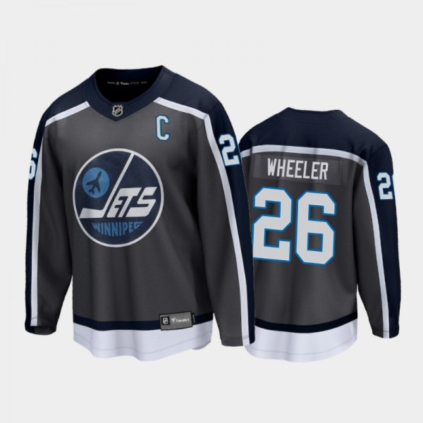 Men's Winnipeg Jets Blake Wheeler #26 Special Edition Gray 2021 Jersey