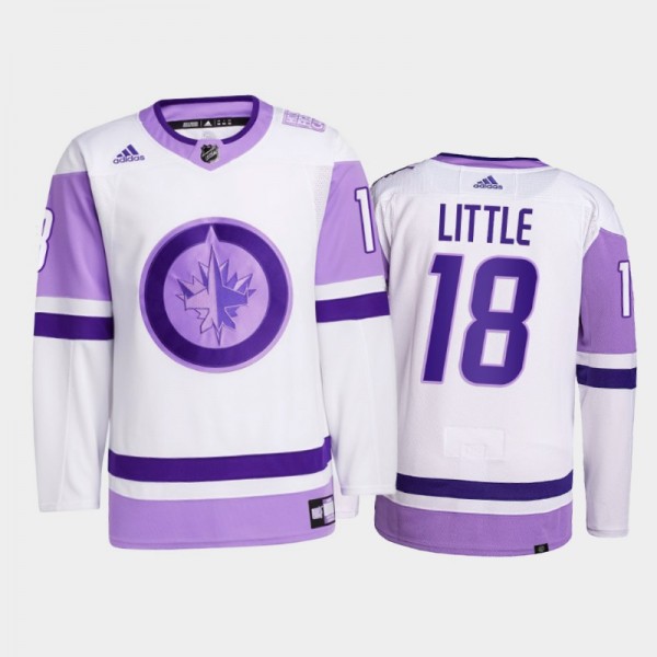 Bryan Little #18 Winnipeg Jets 2021 HockeyFightsCa...
