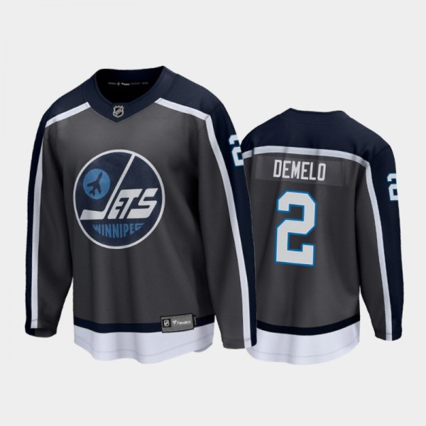 Men's Winnipeg Jets Dylan DeMelo #2 Special Edition Gray 2021 Jersey