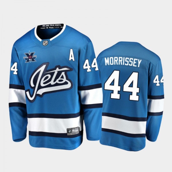 Men's Winnipeg Jets Josh Morrissey #44 10th Annive...