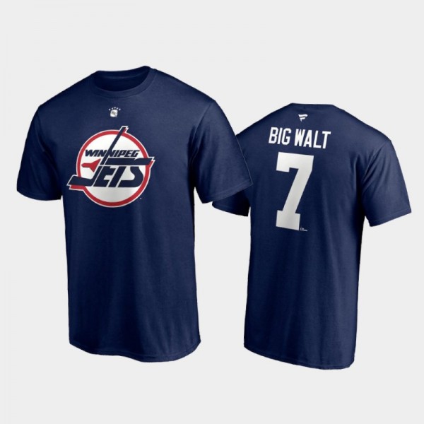 Men's Winnipeg Jets Keith Tkachuk #7 Retired Player Navy T-Shirt