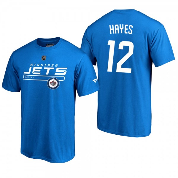 Jets Kevin Hayes #12 Rinkside Collection Prime Cheap Authentic Pro T-shirt Navy