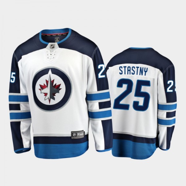 Winnipeg Jets Paul Stastny #25 Away White 2020-21 ...