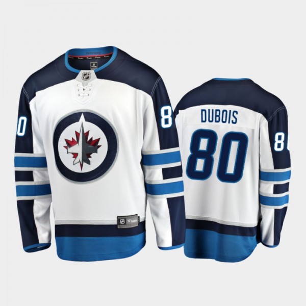 Jets Pierre-Luc Dubois #80 Away 2021 White Player ...