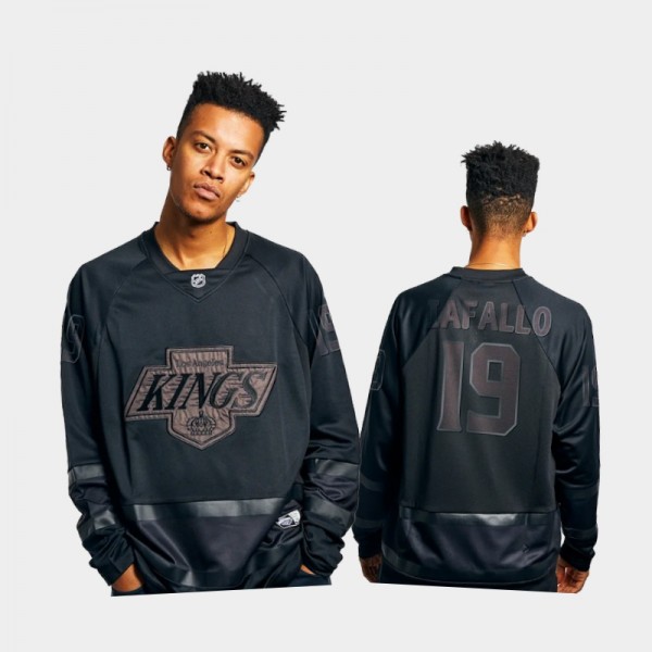 Men Los Angeles Kings Alex Iafallo #19 Majestic Athletic Black 2021 Replica Jersey