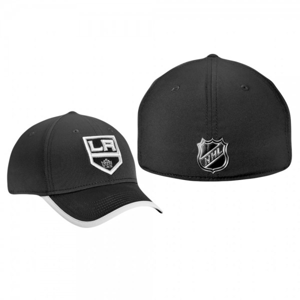 Los Angeles Kings Black Authentic Pro Clutch Speed Flex Hat