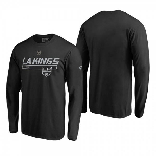 Los Angeles Kings Black Authentic Pro Prime Long S...