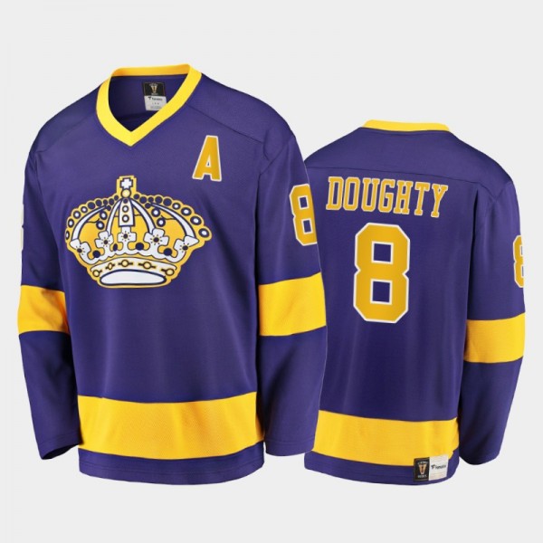 Los Angeles Kings Drew Doughty #8 Heritage Purple ...