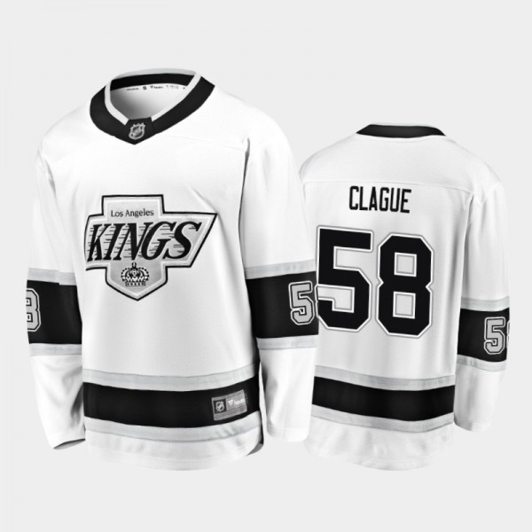 Men's Los Angeles Kings Kale Clague #58 Heritage W...