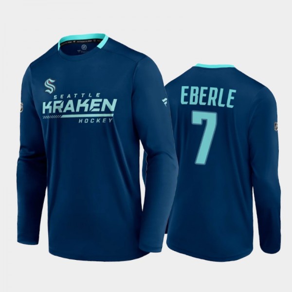 Men Seattle Kraken Jordan Eberle #7 Authentic Pro ...
