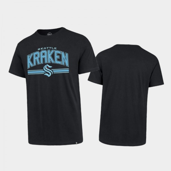 Men's Seattle Kraken 32nd Club Super Arch Rival Navy T-Shirt