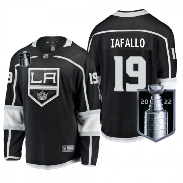 Los Angeles Kings Alex Iafallo 2022 Stanley Cup Playoffs Jersey Black