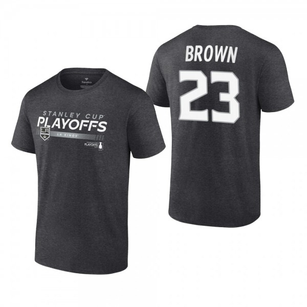 Dustin Brown 2022 Stanley Cup Playoffs Charcoal LA...