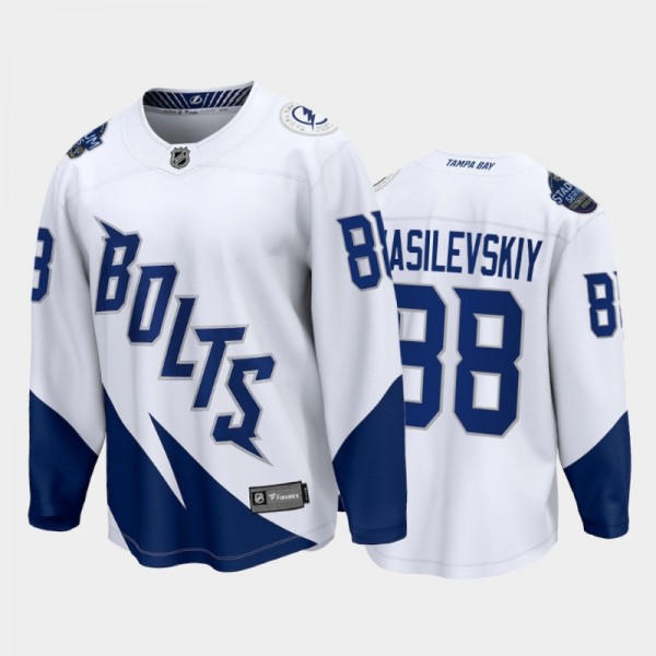 Tampa Bay Lightning #88 Andrei Vasilevskiy White 2022 Stadium Series Fanatics Jersey