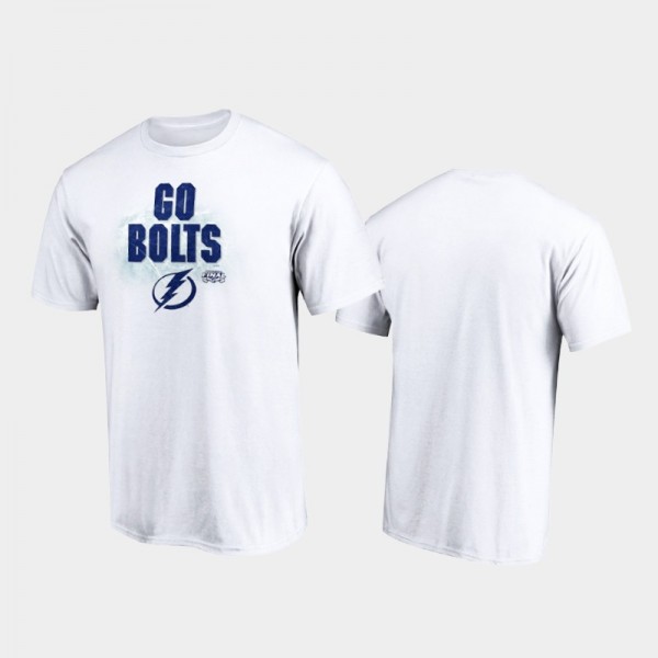 Men Tampa Bay Lightning 2021 Stanley Cup Final Action Factory White T-Shirt