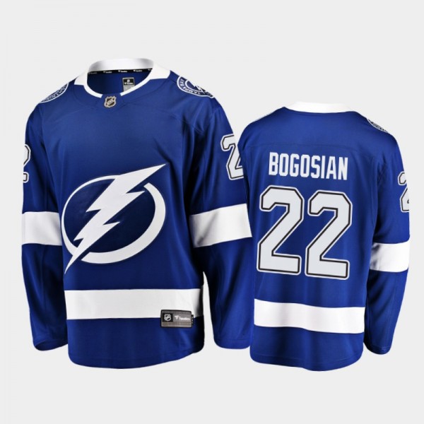 Lightning Zach Bogosian #22 Home 2021 Blue Player ...