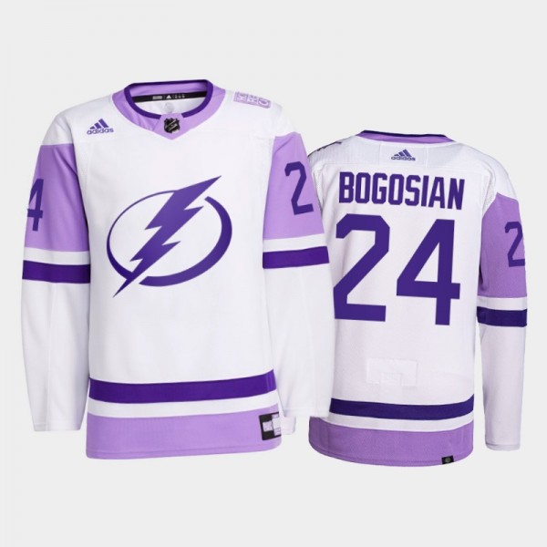 Tampa Bay Lightning 2021 HockeyFightsCancer Zach B...