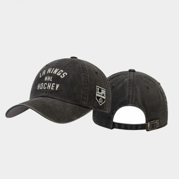 Men's Los Angeles Kings Parker Adjustable American Needle Black Hat