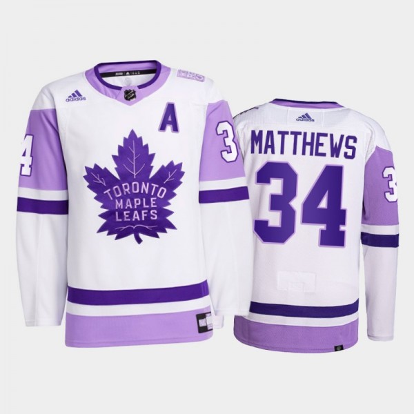 Auston Matthews #34 Toronto Maple Leafs 2021 Hocke...
