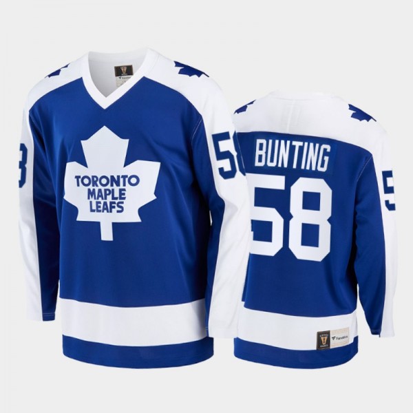 Michael Bunting Toronto Maple Leafs Vintage Blue R...