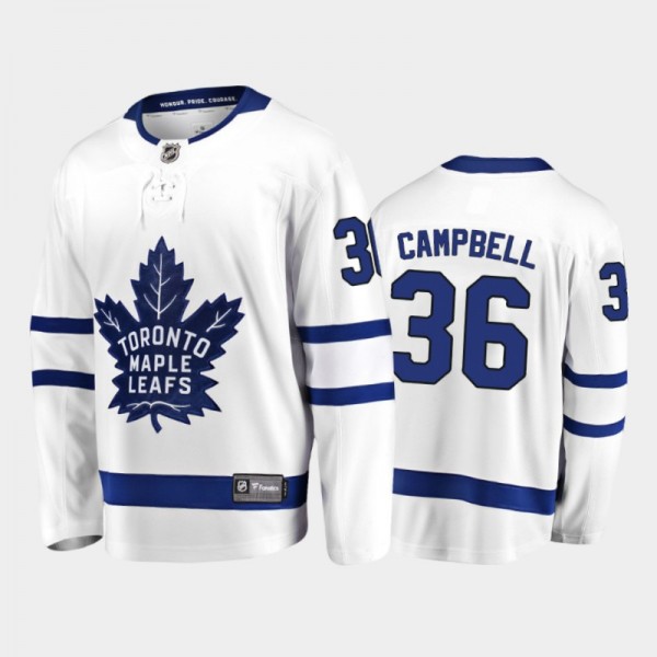 Men's Toronto Maple Leafs Jack Campbell #36 Away W...