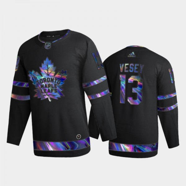 Men's Toronto Maple Leafs Jimmy Vesey #13 Iridesce...