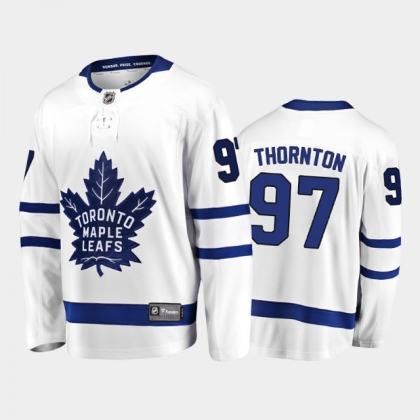 Toronto Maple Leafs Joe Thornton #97 Away White 20...