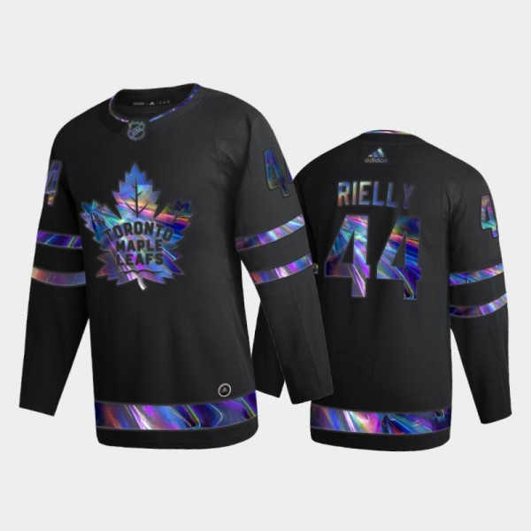 Men's Toronto Maple Leafs Morgan Rielly #44 Irides...