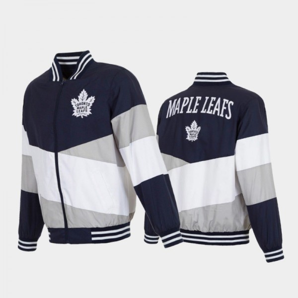 Men's Toronto Maple Leafs Full-Zip Nylon JH Design...