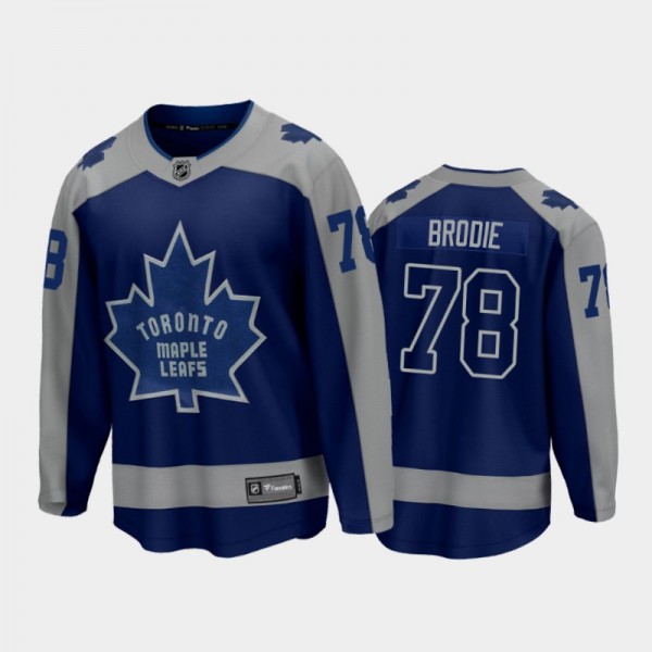 Men's Toronto Maple Leafs T.J. Brodie #78 Special Edition Blue 2021 Jersey