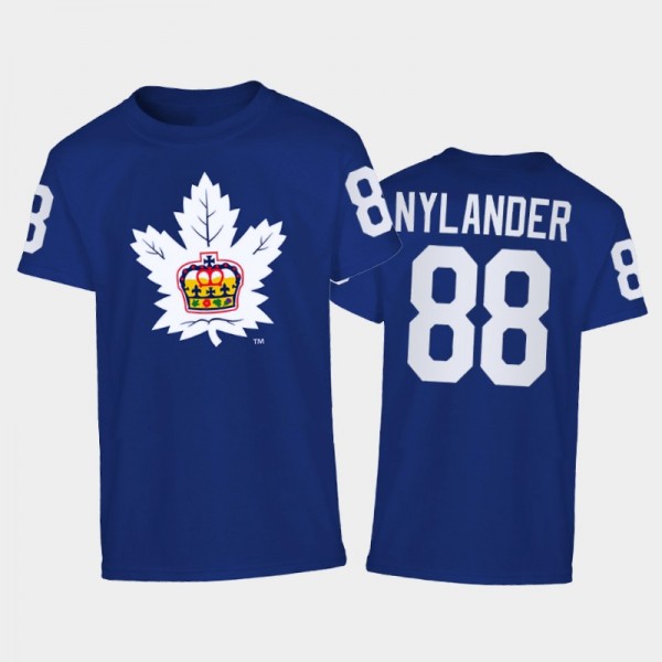 Men Toronto Maple Leafs William Nylander #88 Marlies Campus Crew Royal T-Shirt