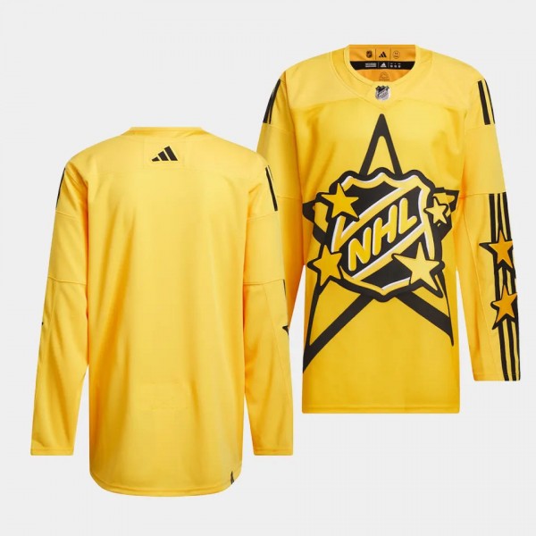 Men 2024 NHL All-Star Game drew house Yellow Jerse...